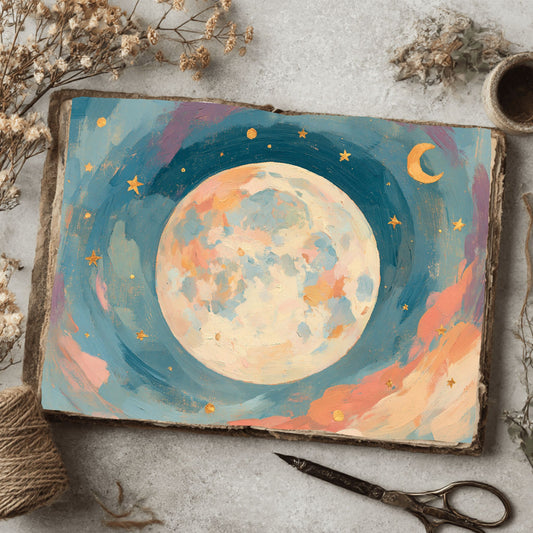 Celestial Moon Journal Paper