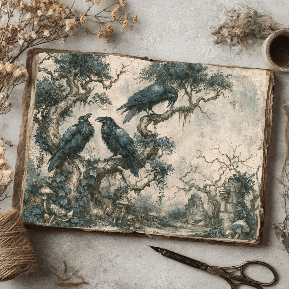 Enchanted Gothic Forest Journal Paper