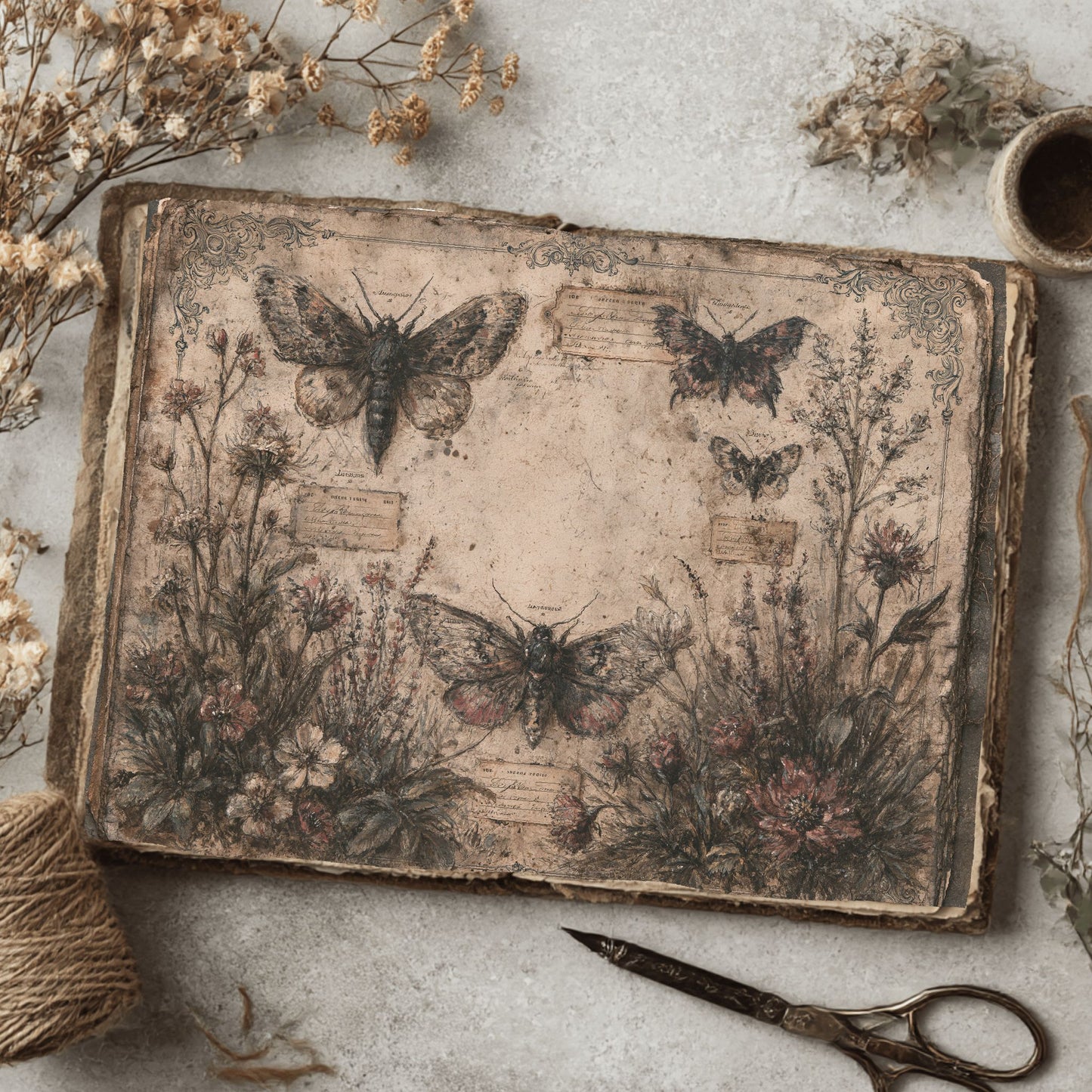 Gothic Butterfly & Moth Journal Paper