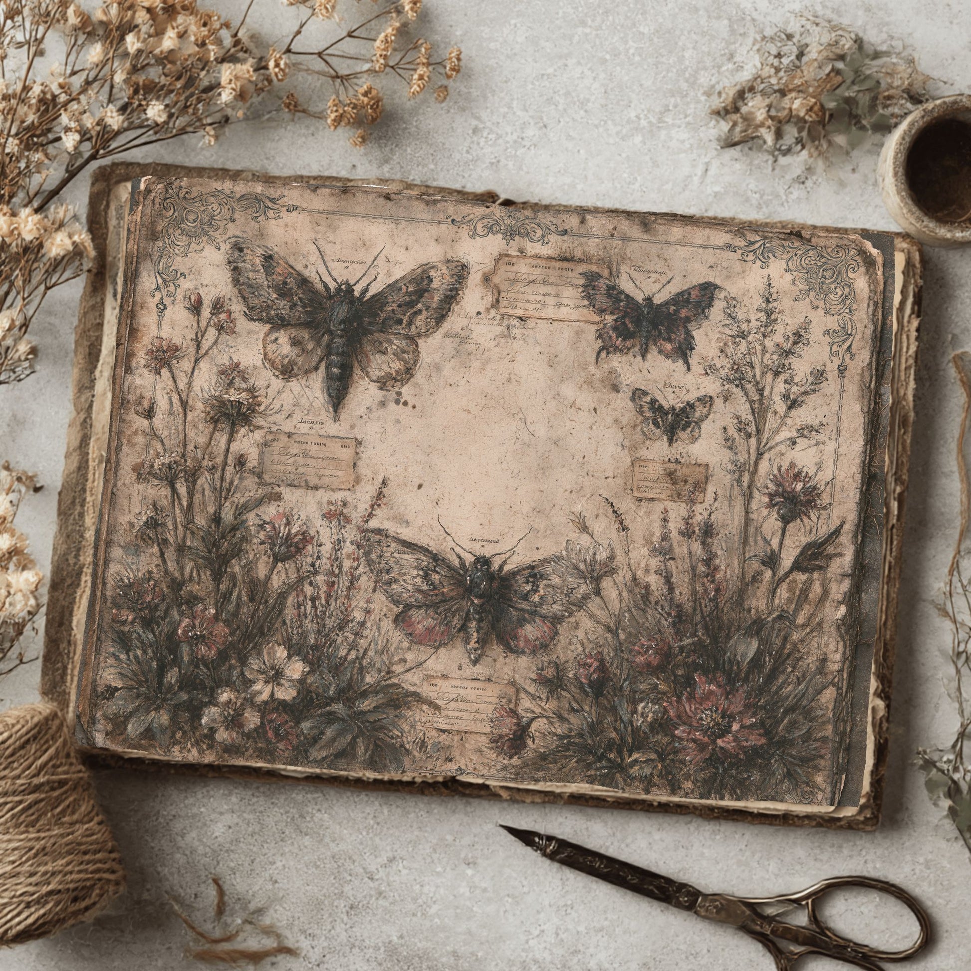 Gothic Butterfly & Moth Journal Paper