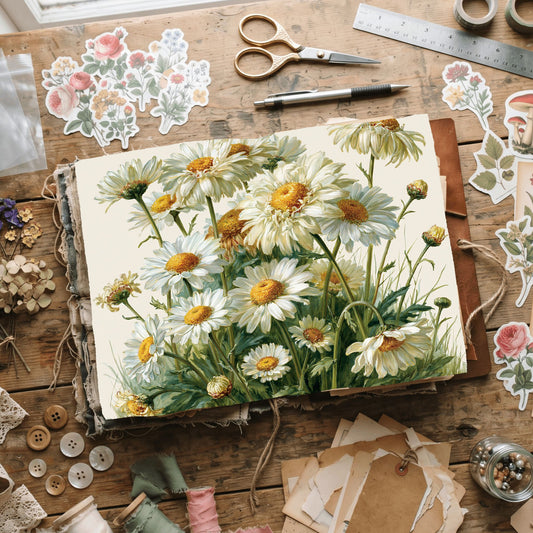 Meadow Daisy Botanical Cluster