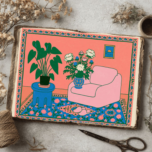 Modern Floral Pattern Illustration