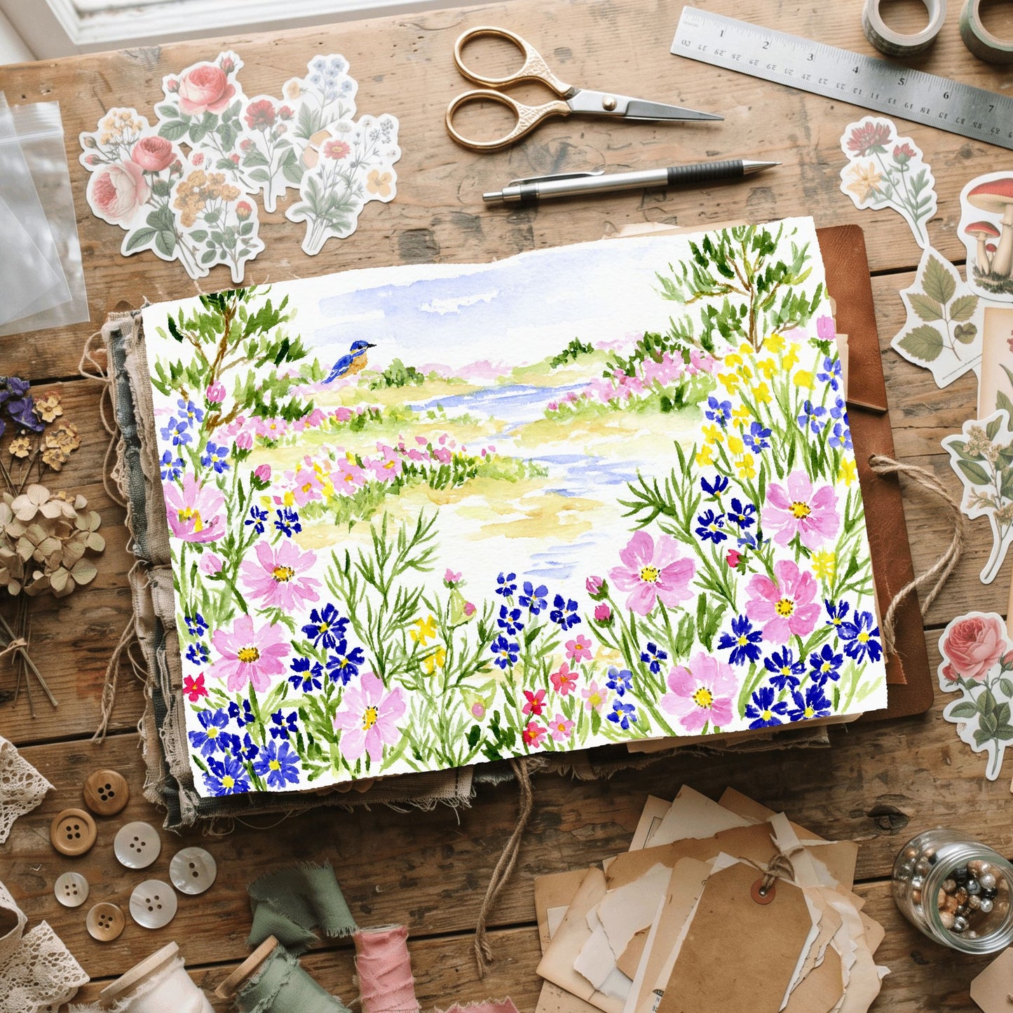 Soft Impressionist Landscape Painting