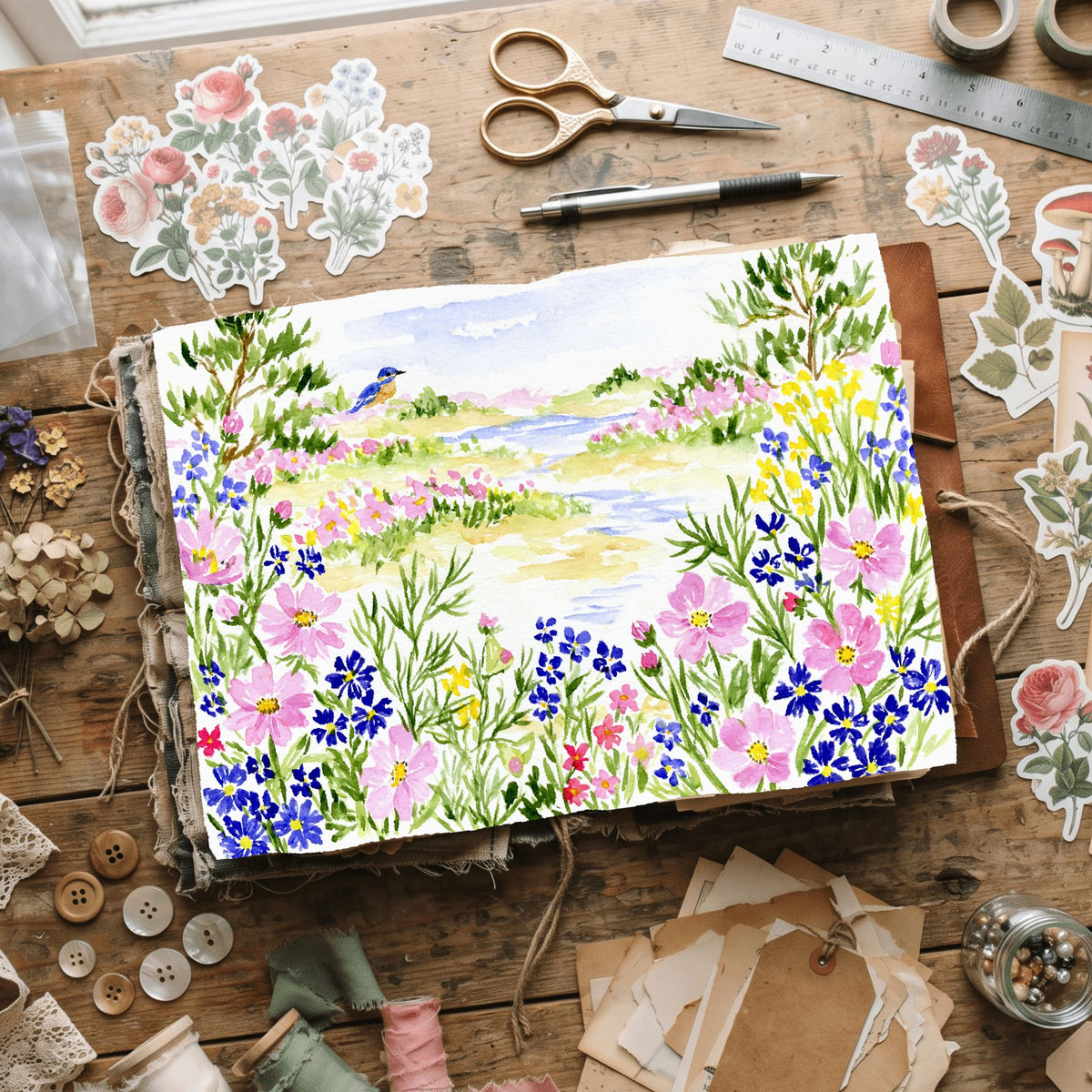 Soft Impressionist Landscape Painting