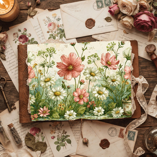Spring Wildflower Seamless Pattern