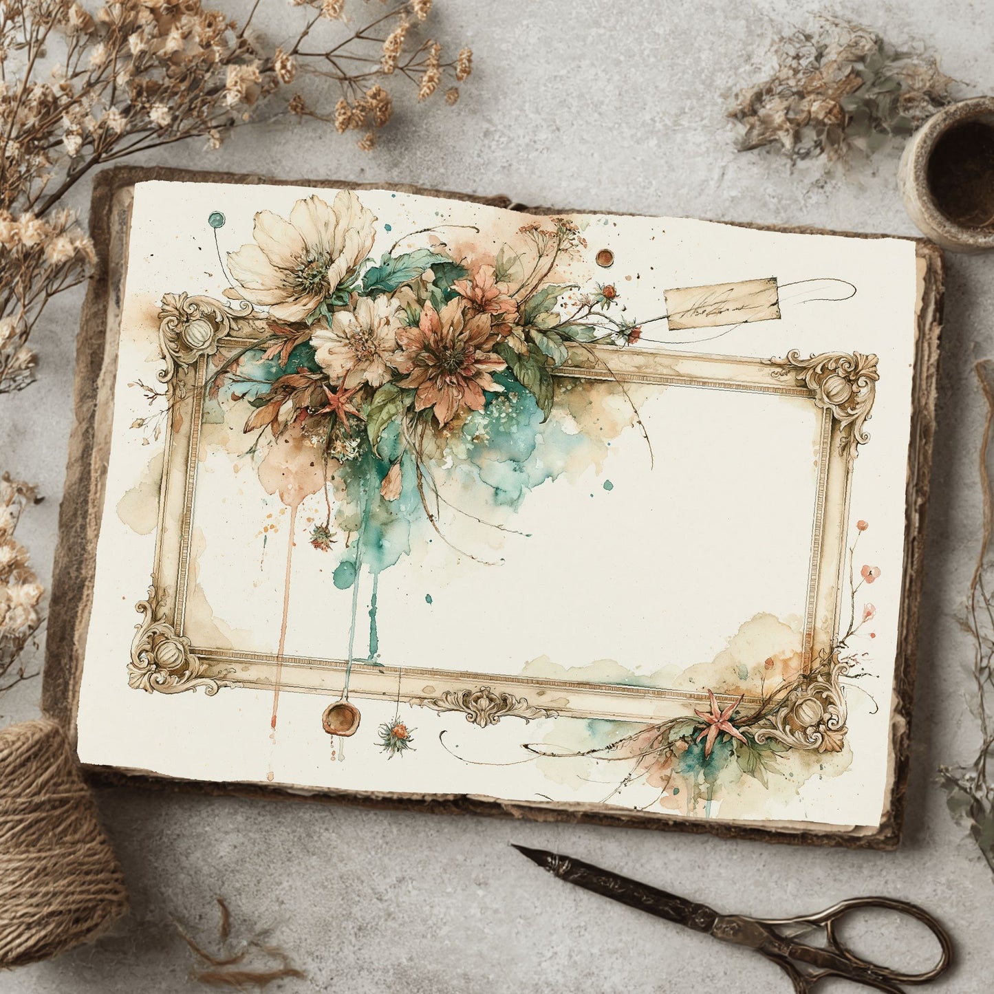 Vintage Ornate Picture Frame