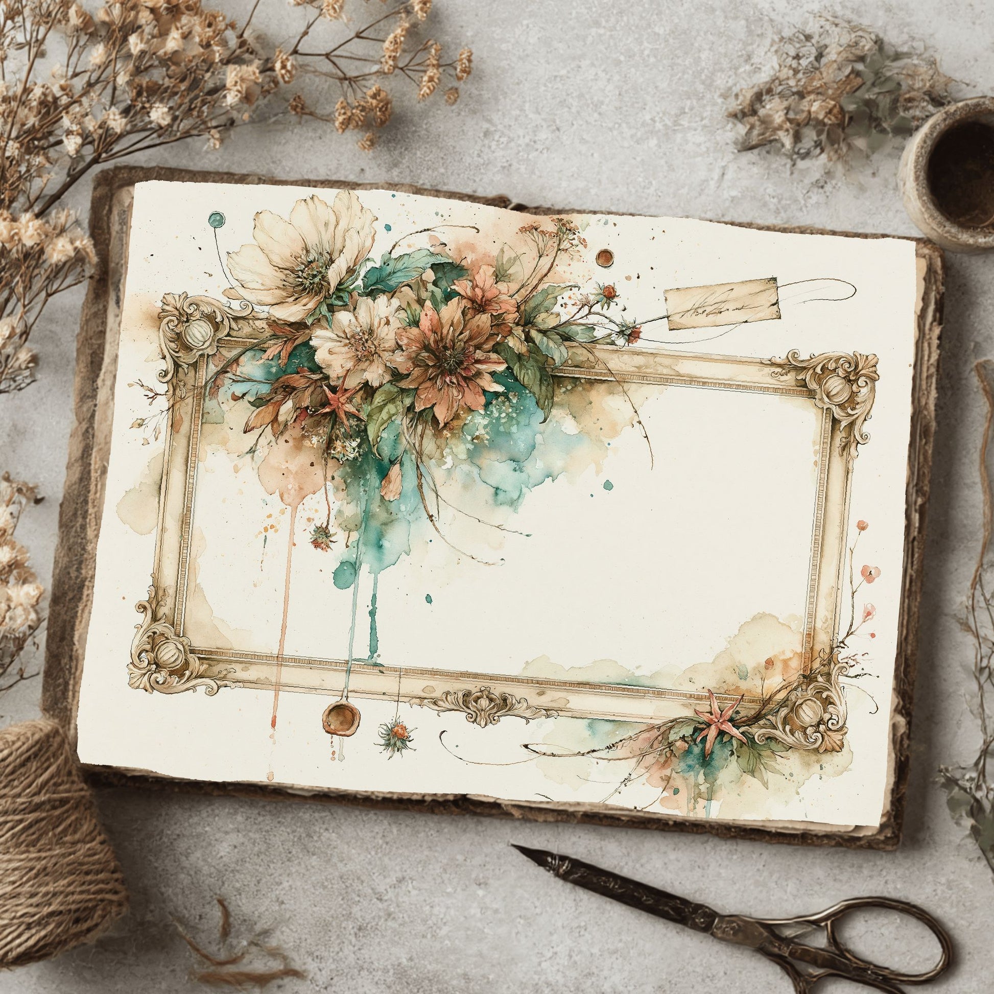 Vintage Ornate Picture Frame