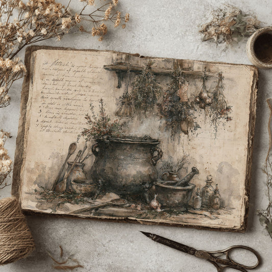 Witch'S Kitchen Recipe Journal Page