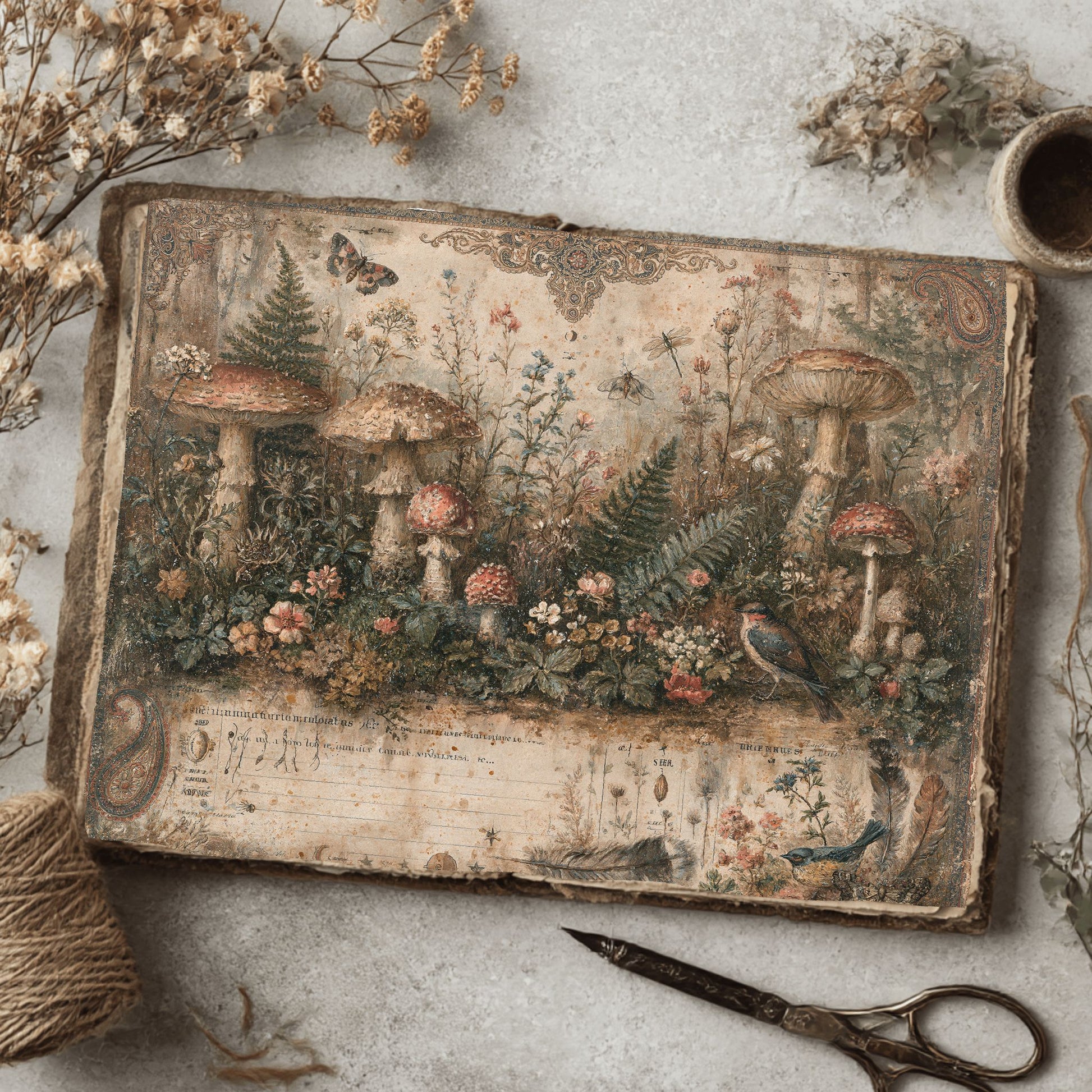 Woodland Hippie Ephemera Paper