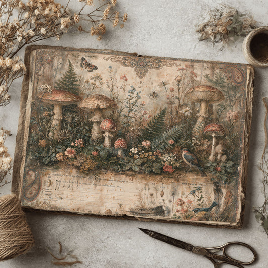 Woodland Hippie Ephemera Paper
