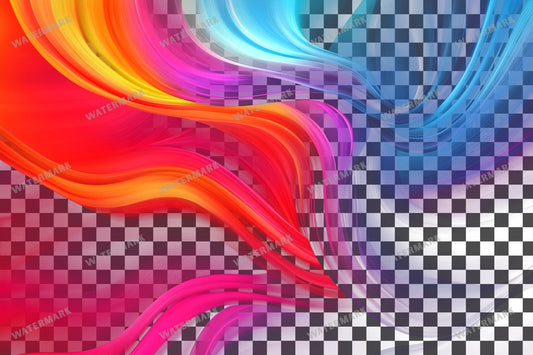 Abstract Digital Art Background Transparent Overlay Pngs