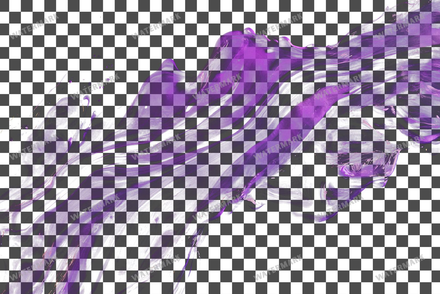 Abstract Purple Paint Transparent Overlay Pngs