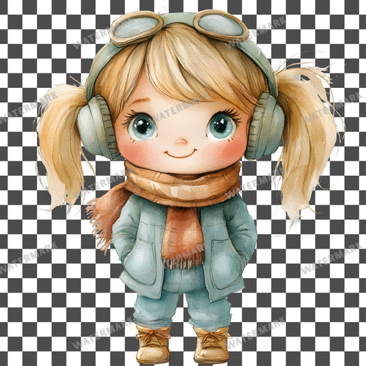 Airplane Full Clipart Pngs