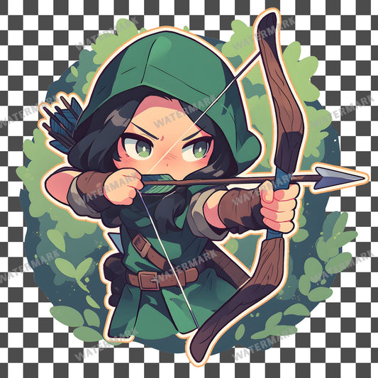 Archer Aiming Clipart Pngs