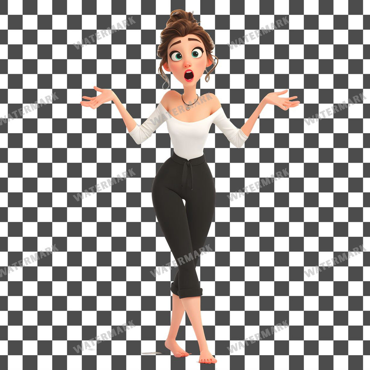 Artist Woman Clipart Pngs