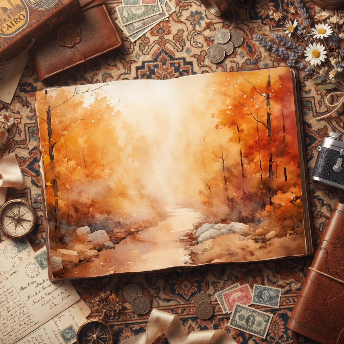 Autumn Landscapes Digital Papers