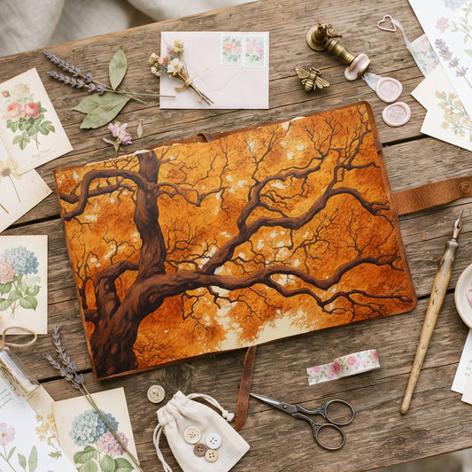 Autumn Trees Digital Papers