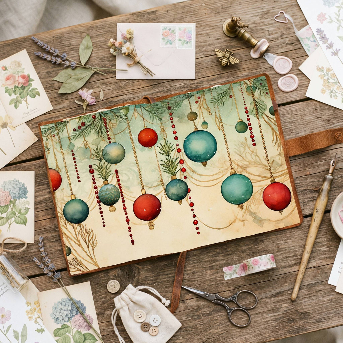 Bauble Digital Papers