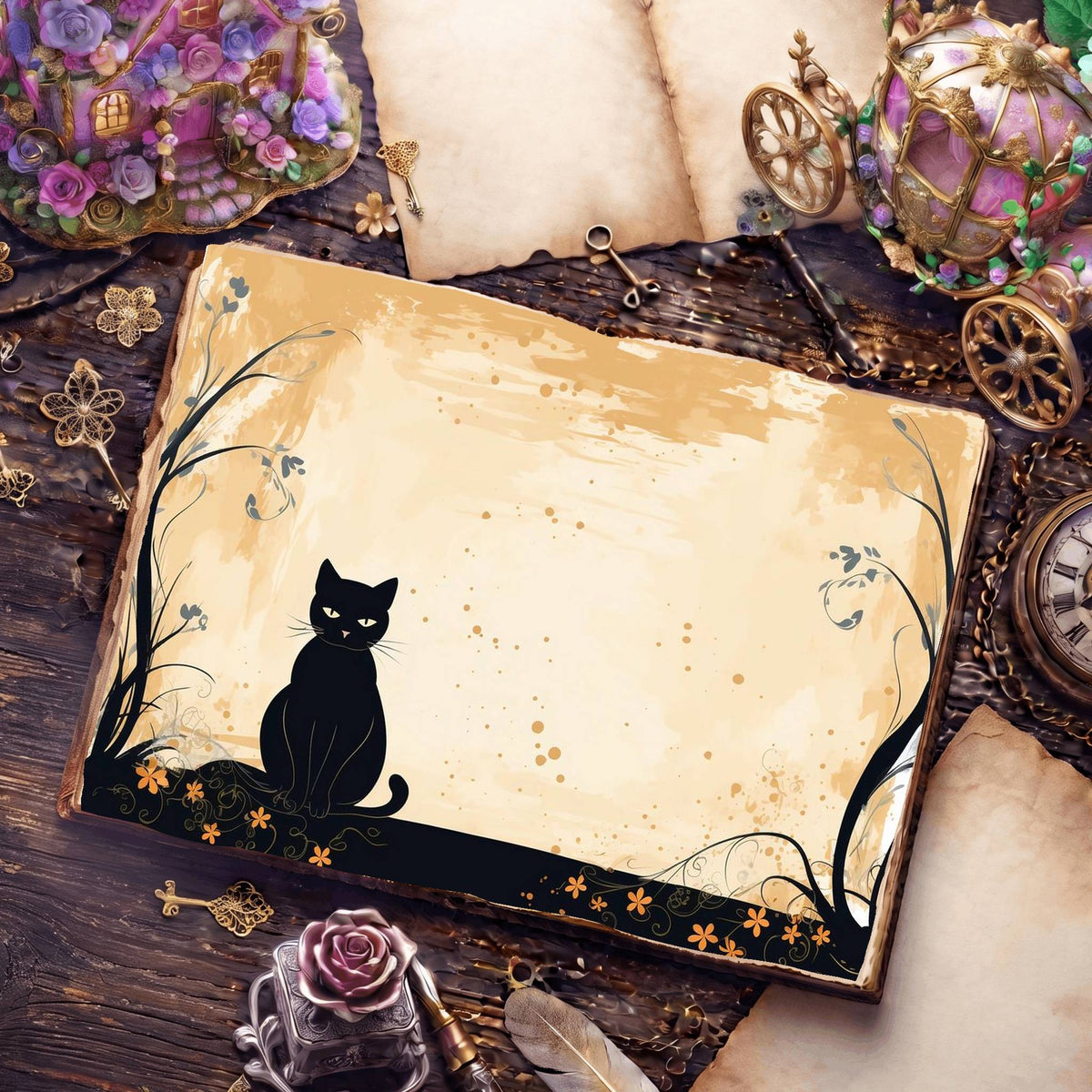 Black Cat Digital Papers