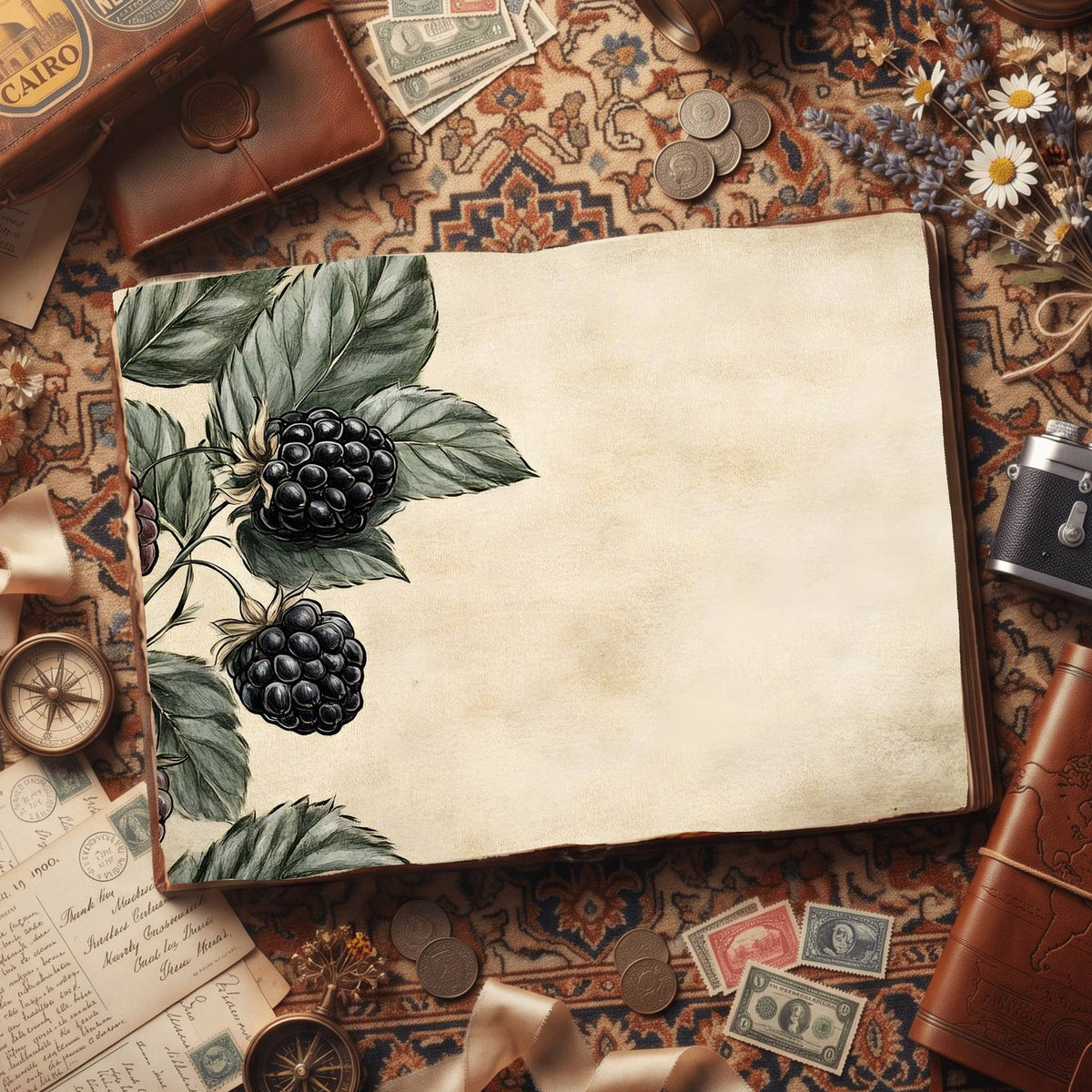 Blackberries Digital Papers