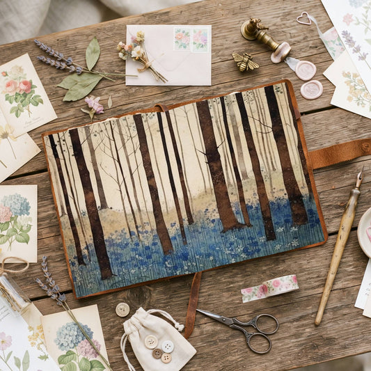 Bluebell Forest Digital Papers
