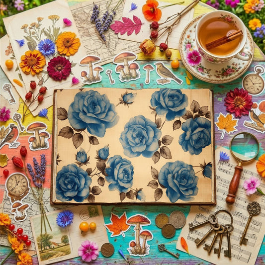 Bluerose Digital Papers