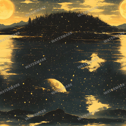 Celestial Seamless Pattern