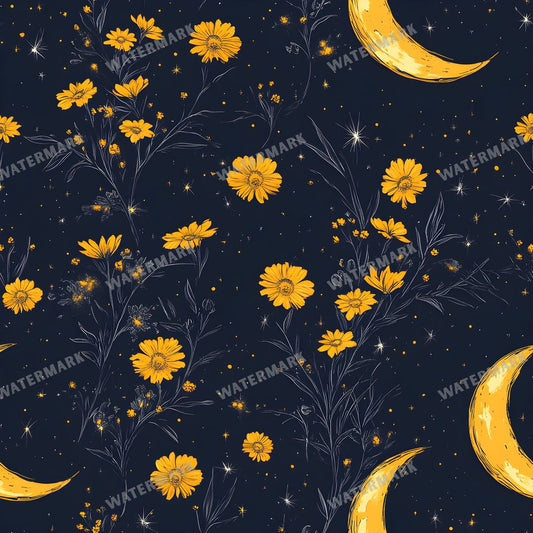 Celestial Seamless Pattern