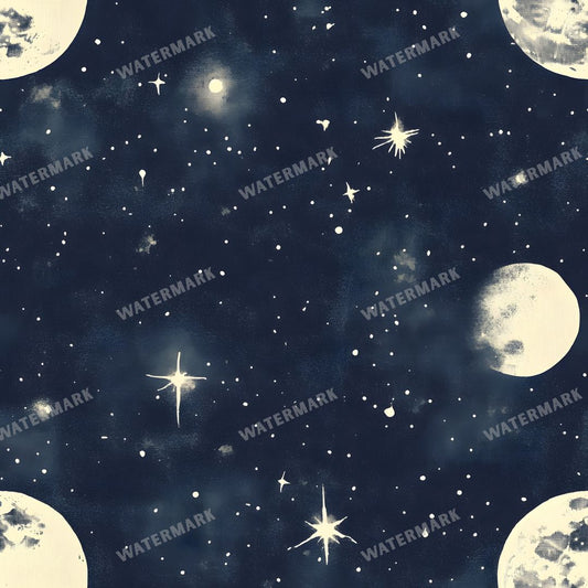 Celestial Seamless Pattern