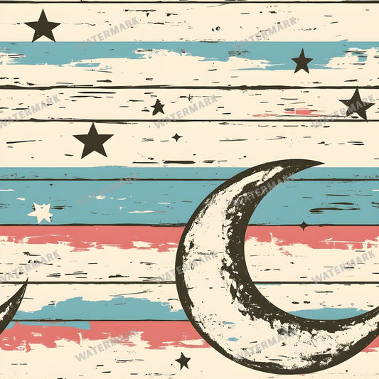 Celestial Seamless Pattern