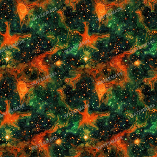 Celestial Seamless Pattern