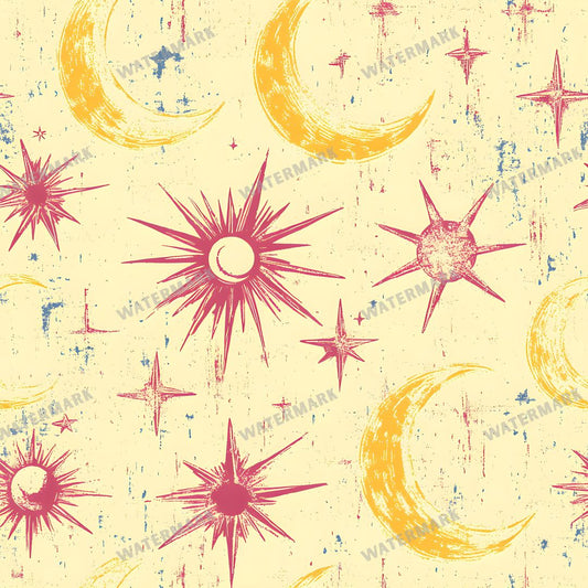 Celestial Seamless Pattern