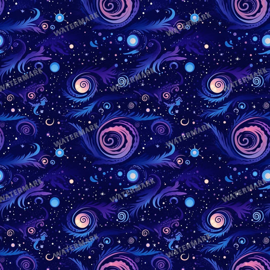Celestial Seamless Pattern