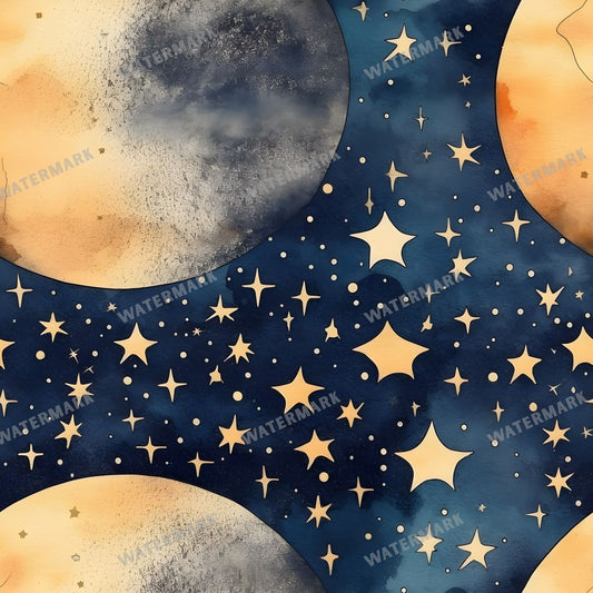 Celestial Seamless Pattern