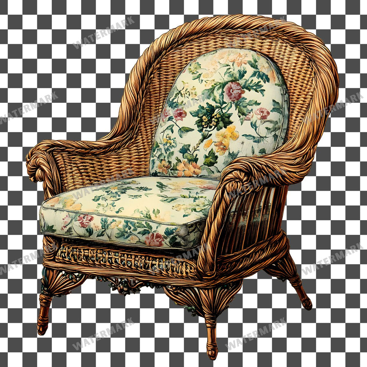 Chair Vintage Style Clipart Pngs