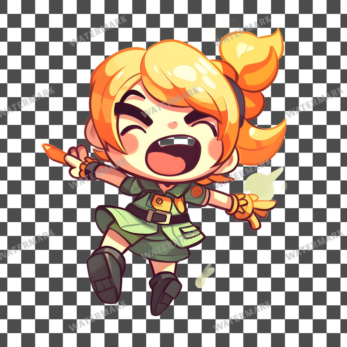 Character Jumping Clipart Pngs