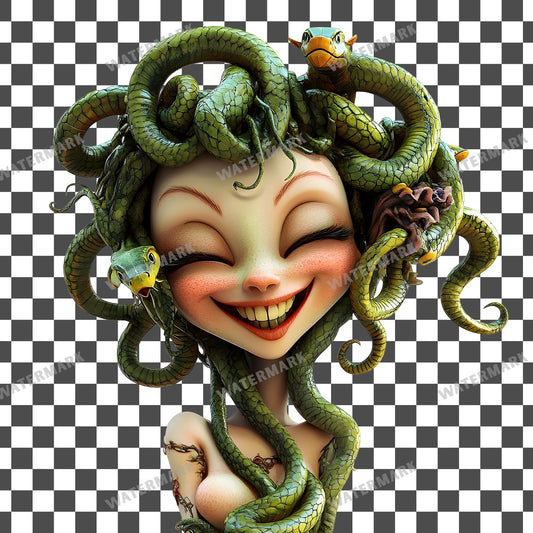 Charactersnake Hair Clipart Pngs