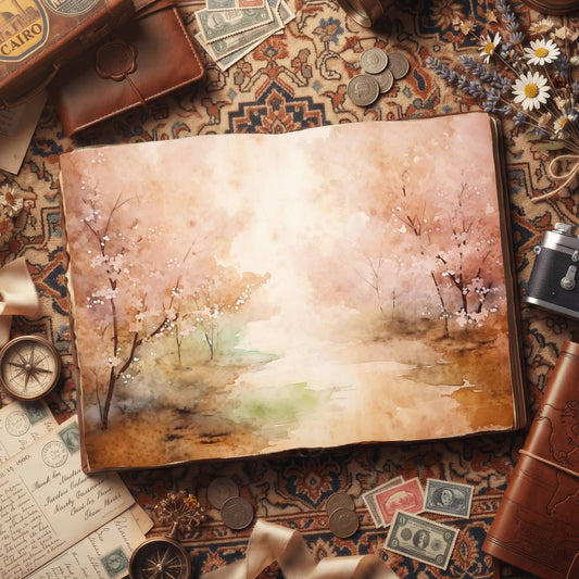Cherryblossom Digital Papers