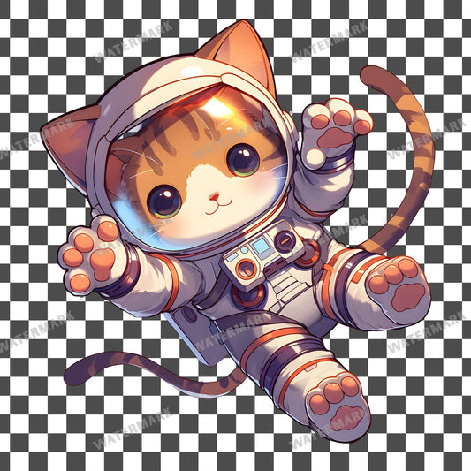 Chibi Astronaut Clipart Pngs