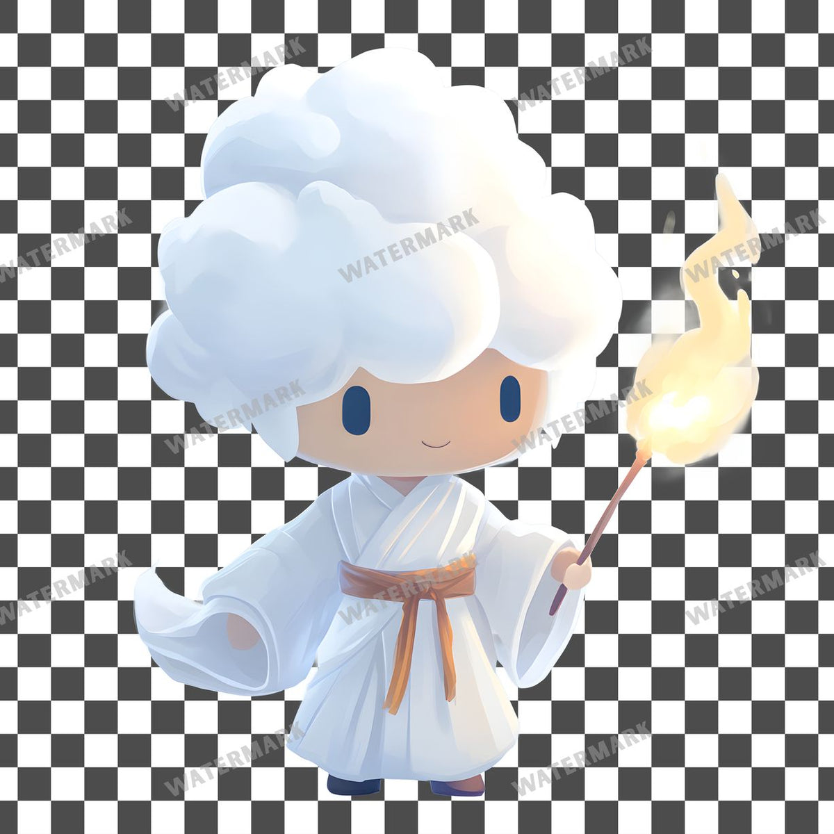 Chibi Cloud Clipart Pngs
