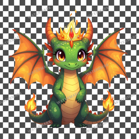 Chibi Dragon Queen Clipart Pngs