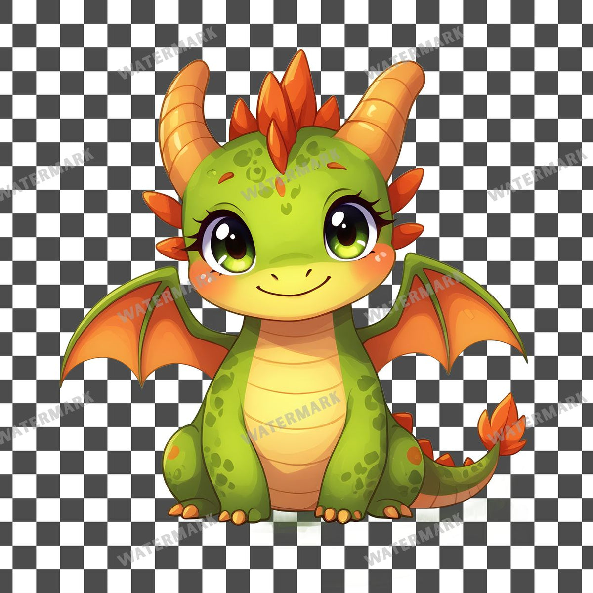 Chibi Dragon Clipart Pngs