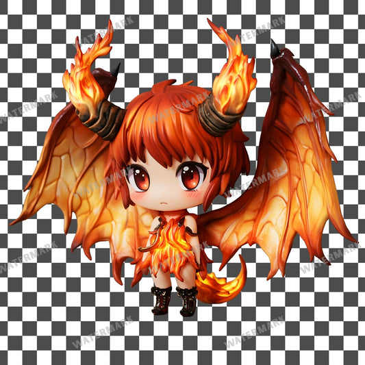 Chibi Fire Clipart Pngs