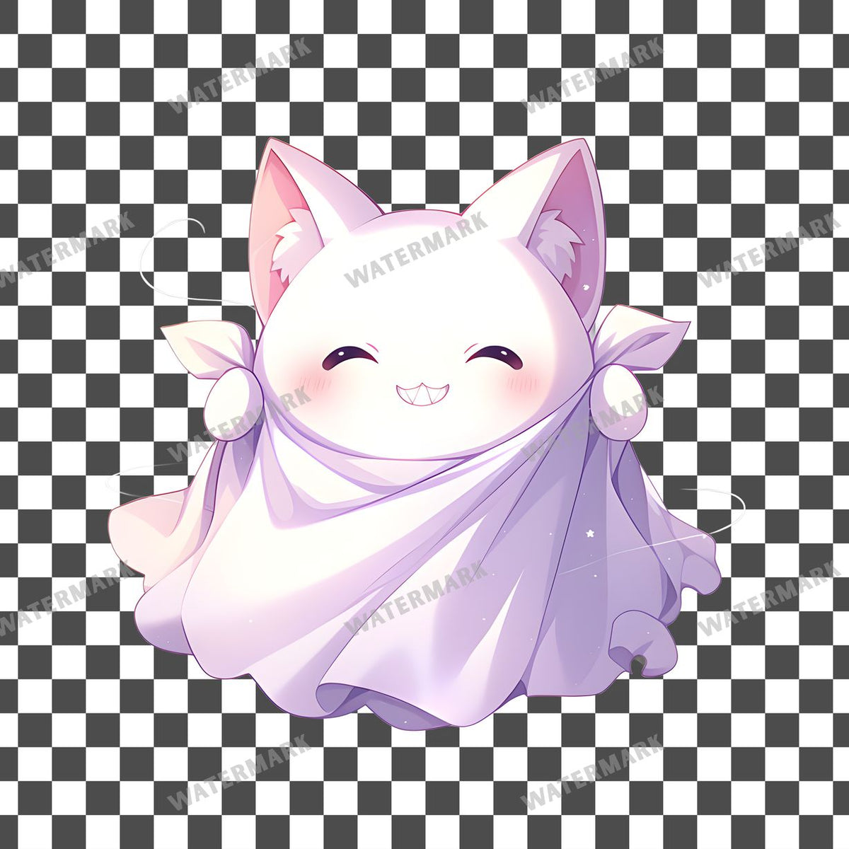 Chibi Ghost Clipart Pngs
