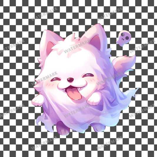 Chibi Ghost Clipart Pngs