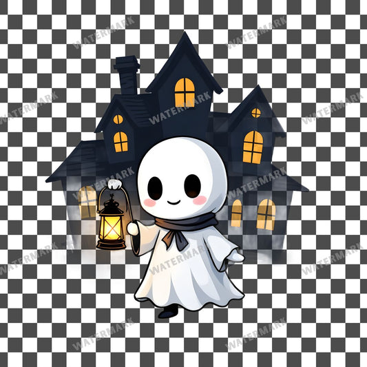 Chibi Ghost Clipart Pngs
