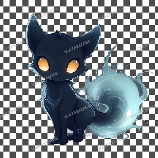 Chibi Ghostly Clipart Pngs
