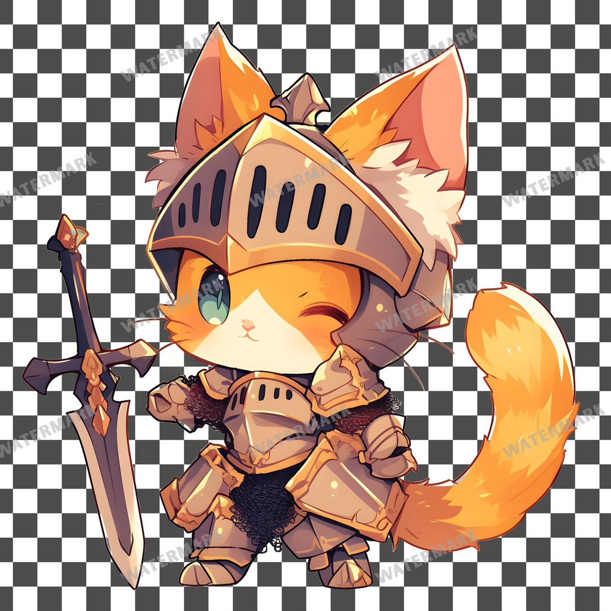 Chibi Knight Clipart Pngs