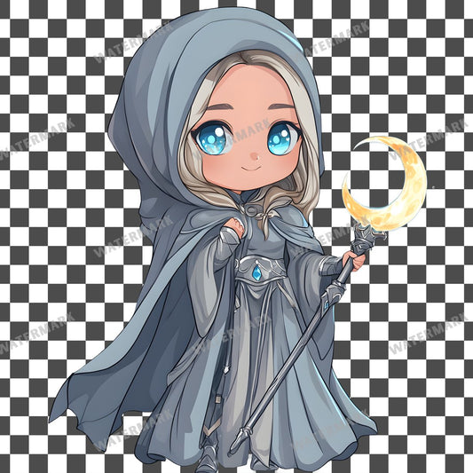 Chibi Lunar Clipart Pngs