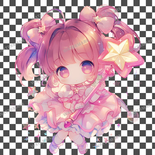 Chibi Magical Clipart Pngs